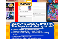 ESL Movie Guide Worksheets - The Super Mario Galaxy Movie