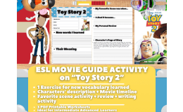 ESL Movie Guide Worksheets - Toy Story 2