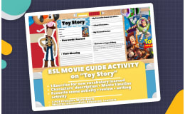 ESL Movie Guide Worksheets - Toy Story