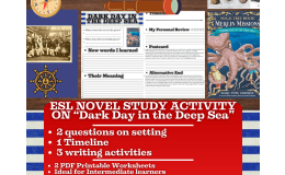ESL Novel Study - Dark Day in the Deep Sea - Magic Tree House