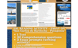 ESL Reading Comprehension + Essay - San Carlos de Bariloche