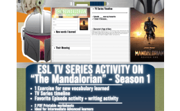 ESL TV Series Activity Worksheets - The Mandalorian - Season 1