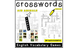 ESL Vocabulary Crossword Task Cards 1