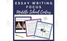 Essay Writing Focus | Interactive Centers for Middle School