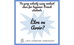 Être & Avoir French Verbs – Present Tense Quiz