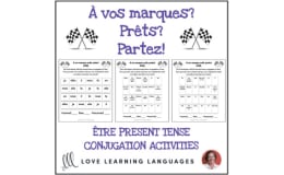 Être present tense conjugation practice - À vos marques, prêts, partez!