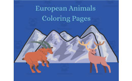European Animals Coloring Pages