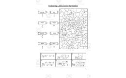 Evaluating Limits Color by Number Activity
