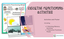 Executive Functioning Poster and Activities