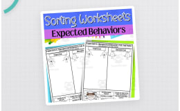 Expected and Unexpected Behaviors Cut-And-Paste Worksheets