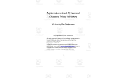 Explore More About Ottawa and Chippewa Tribes | History eBook