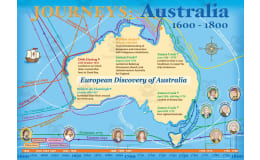 Explorers of Australia Posters 1800–1900
