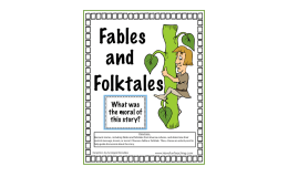 Fables and Folktales Activity