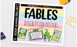 Fables Description Posters – Genre Anchor Set