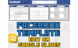Facebook Template – Editable Google Slides Activity