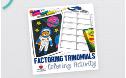 Factoring Trinomials – Colour by Number Worksheet