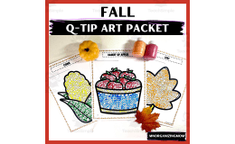 Fall Q-Tip Art Packet