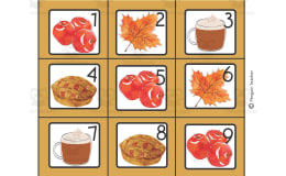 Fall Theme Calendar Pieces