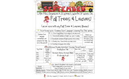 Fall Trees & Leaves | Reading Activity Packet