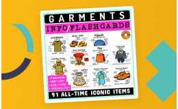 Fashion Clothing Costume Info Flashcards Catalog
