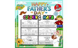 Father's Day Hat Crowns Headbands Craft for Preschool and Kindergarten
