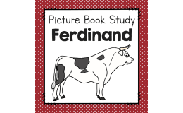 "Ferdinand" | Picture Book Study