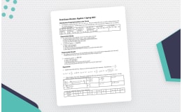 Final Exam Review: Algebra 1