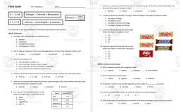 Final Exam - Semester 2 (Units 6-10)