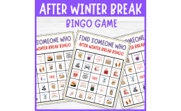Find Someone Who After Winter Break Bingo Game: New Year Icebreakers