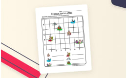 Finding a Spot on a Map Worksheet