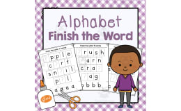 Finish the Word | Letter of the Week Activity Book