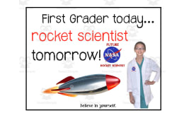 First Grade Motivational Signs