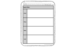 First, Next, Then, Last – Sequencing Worksheet