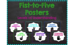 Fist to Five Posters Set 2