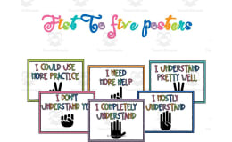 Fist to Five Posters Set 3