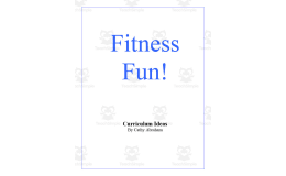 Fitness Fun Preschool Activity Pack