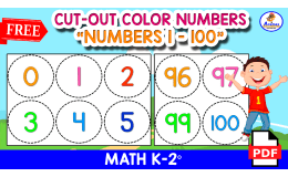 FLASHCARDS NUMBERS 1 to 100 - CIRCLE VERSION