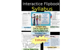 Flipbook Syllabus-Editable
