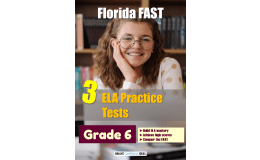 Florida (FAST) Pack of 3 ELA Tests for Grade 6