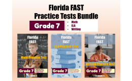 Florida (FAST) Practice Tests Bundle for Grade 7