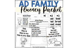 Fluency Practice: AD Words