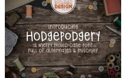 Font Family: Hodgepodgery
