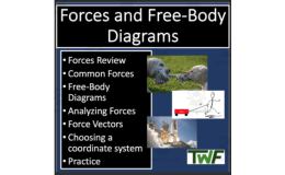 Forces and Free Body Diagrams - Lesson Bundle