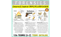 Forensics Criminal Law Terms Info Text Flashcards Catalog