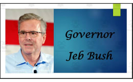 Former Governor Jeb Bush Biography PowerPoint