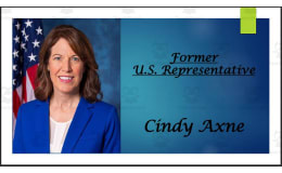 Former U.S. Representative Cindy Axne (IA) BIO PPT