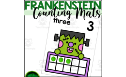 Frankenstein Counting Mats with Tens Frames