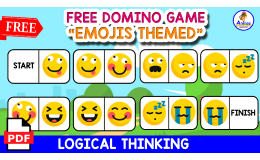 FREE DOMINO GAME FOR KIDS | Emojis Themed
