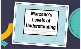 Marzano's Levels of Understanding – Poster & Rubric