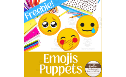 Free Printable EMOJI Puppets for Emotion Identification Activities